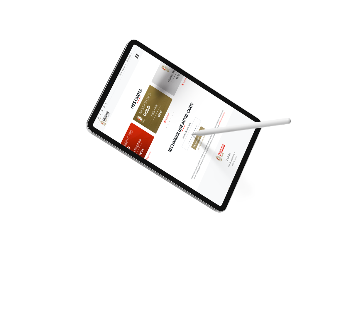 Standard Cashless Mockup ipad