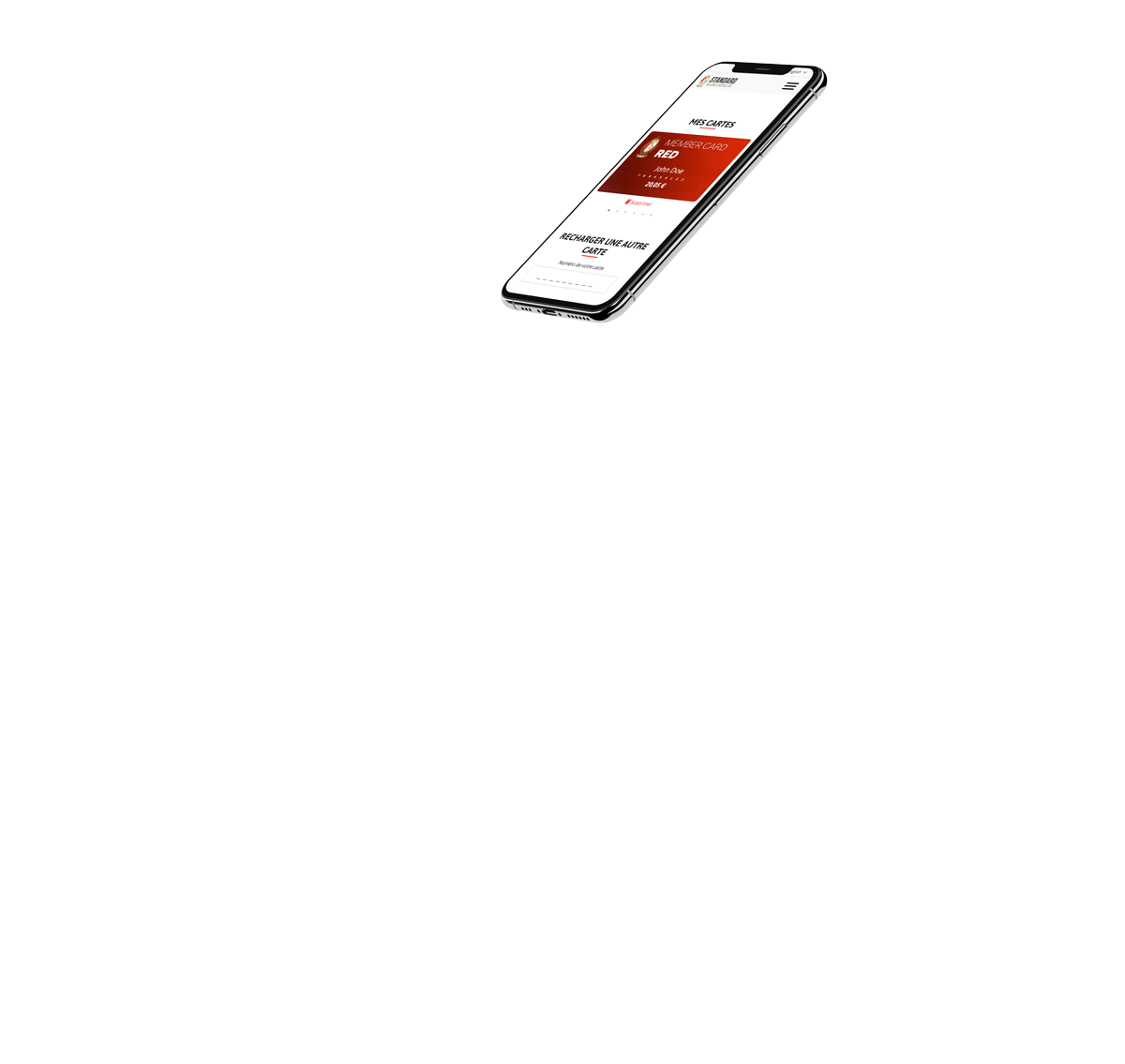 Standard Cashless Mockup iphone xr